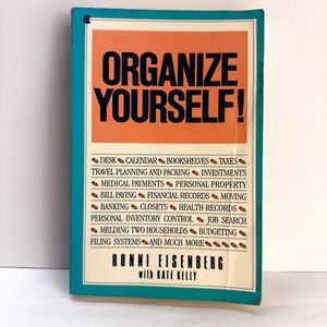 Organize Yourself Ronni Eisenberg Kate Kelly 1986 Vintage Paperback